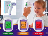 تب سنج مادون قرمز پیشانی مدل AD801 با صفحه نمایش رنگی و هشدار دمایی